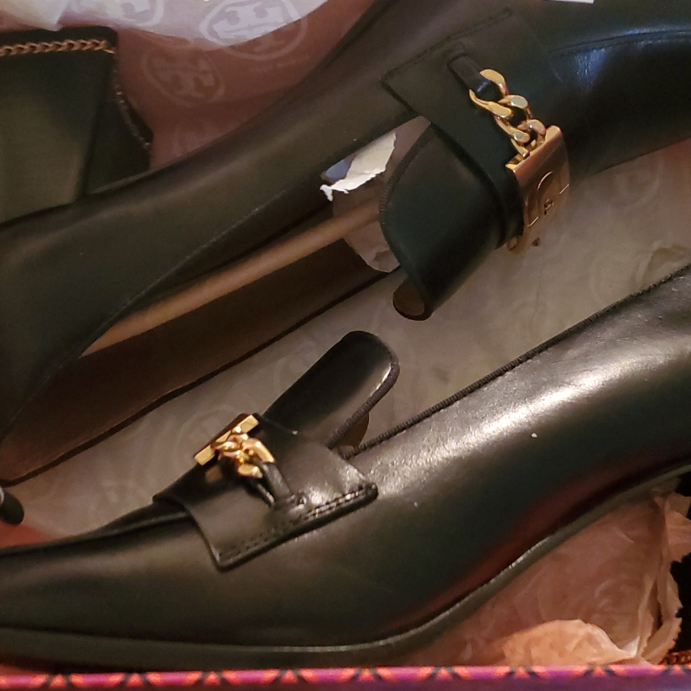 Tory Burch Ruby Loafer Pump Size 10 Black